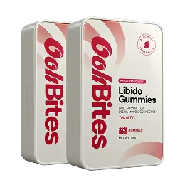 Pack of 2 boxes of Oohbites gummies, a one-month course